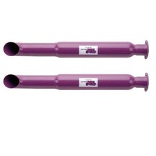 Flowtech 50232FLT Purple Hornies 3-Hole Shorty Glasspack Header Muffler picture