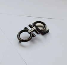 Vintage gray Men's Salvatore Ferragamo  Gancini Belt Buckle for 3.5cm Belt picture