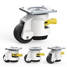 Leveling Casters with Ratchet Handle Design Casters Set of 4 Total Capacity 2200 picture