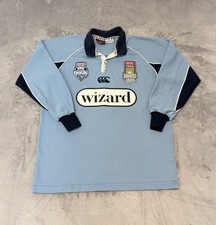 Canterbury South Wales State Of Origin Wizard Blues Rugby Shirt Men’s Size Large picture