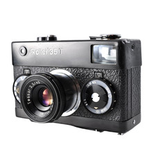 [Near MINT] Rollei 35 T Black Tessar 40mm f3.5 P&S Meter Works 35mm Camera Japan picture