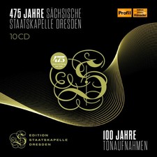 Staatskapelle Dresde - 475 Jahre Sachsische Staatskapelle Dresden [New CD] picture