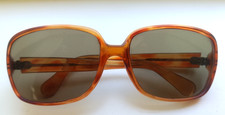 Rare Vintage 1970s Sol-Amor Sunglasses Made in France Oversized Amber Acetate picture