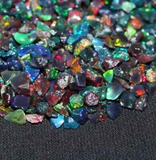 200 Pcs Lot AAA Natural Multi Flash Ethiopian Opal Rough Welo Fire Opal Stone picture
