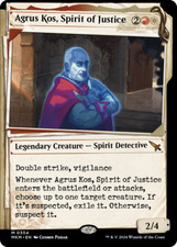 x1 Agrus Kos, Spirit of Justice MKM MTG 354 SHOWCASE MYTHIC M/NM 1x picture