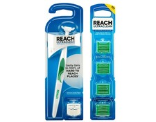 REACH Ultraclean Access Snap-On Flosser & Flosser Refill Head 28 ea, Pack for picture