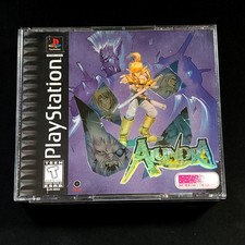 Alundra (Sony PlayStation 1 PS1, 1998) CIB W/ Map picture