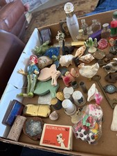 Large Antique/Vintage Misc Variety Junk Drawer Lot’s Of Littles,many Perfume Bt picture
