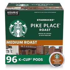 Starbucks Pike Place K-Cups, Medium Roast 96 Pods 100% Arabica 2-4 Day Delivery picture