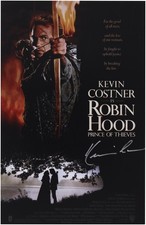 Kevin Costner Robin Hood Autographed 11