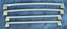 GE Cafe 4-Piece Refrigerator Handle Kit - Brushed Stainless  picture