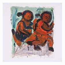 Monica Kim Garza The Chaser and The Runner 2024 Limited Ed Framed Print 23.5x20 picture