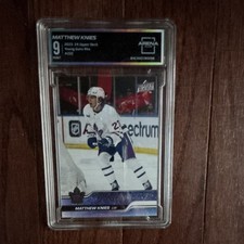 Upper Deck 2023-24 Series 1 Young Guns Matthew Knies RC Maple Leafs #222 picture