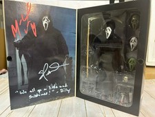 MATTHEW LILLARD SKEET ULRICH Signed Neca Ghostface Scream 7