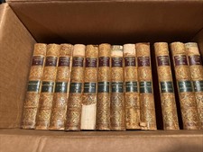 1841 Antique Waverly Novels 12 Volumes HC Books picture