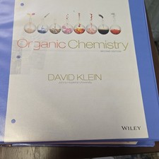 Wiley Organic Chemistry Second Edition David Klein Binder Ready picture