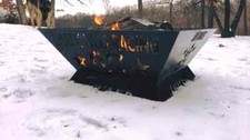 Personalized Metal Art Fire Pit picture