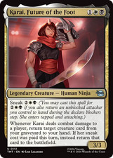 x1 Karai, Future of the Foot TMT Ninja Turtles MTG 151 M/NM 1x picture
