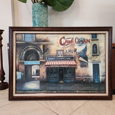 Vintage Oil Painting Pradzynski Repro 