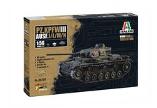 Italeri 25757 Pz.Kpfw. III Ausf. J/L/M/N, standing model building, crafts, hobby picture