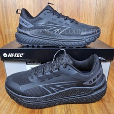 HI-TEC Men's Breathable Trail Sneakers Lightweight Shoes ~ Black ~ Various Sizes picture