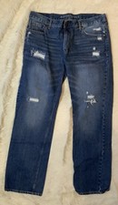 Aéropostale Men's Blue Distressed Denim Jeans  Size 34 picture