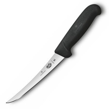 Victorinox 12cm Boning Knife Curved Narrow Blade Fibrox Handle - Black 5.6603.12 picture