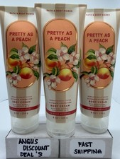 Bath & Body Works 3 PCS , PRETTY AS A PEACH ULTIMATE HYDRATION, BODY CREAM, 8OZ picture