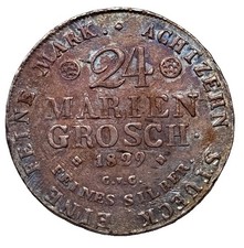 Brunswick 2/3 Thaler 24 Mariengroschen 1829 CvC Karl Ferdinand 1823-1830 picture