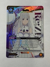Union Arena Re:ZERO Raid  Emilia  SR Gold Foil UE24BT/REZ-1-027 EN Box Topper picture