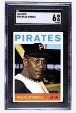 1964 Topps - Willie Stargell #342 Pittsburgh Pirates SGC 6 Graded picture
