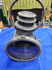 VINTAGE GRAY & DAVIS  BRASS SIDE LAMP with hole in base for cord picture