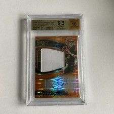 Panini 2020 Select Joe Burrow RPA Orange Pulsar /25 BGS 9.5 picture