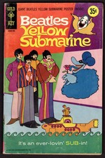 Beatles RARE 1968 YELLOW SUBMARINE COMIC BOOK AND POSTER picture