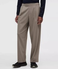 Lululemon Daydrift Relaxed-Fit Pleated Trousers Regular in Warm Ash Grey Men 2XL picture