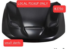 ➿️ Hood Panel Compatible with 2011-2023 Dodge Durango Aluminum Black Primed picture