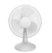 Mainstays 12-Inch White Table Fan with Adjustable Speeds and Oscillation picture