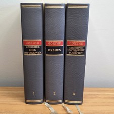 Goethes Werke Three Volume Set German Poetry Drama Writings Published 1963 picture