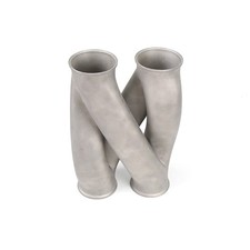 KYOSTAR Silver Stainless Steel Z Pipe 3D 3inches Exhaust System Universal NEW picture