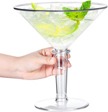 48Oz Giant Martini Glass Plastic Large Martini Glasses for Centerpieces Perfe... picture