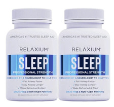 Packs 2 Relaxium Sleep Natural Dietary Supplement for Better Sleep 120 Capsules picture