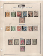Austria 1867-1908 Offices In Turkey Collection Of 68 Stamps Mint & Used picture