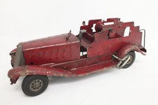 Vintage Marx Girard Fire Truck Wind Up Battery Powered Pressed Steel Project picture