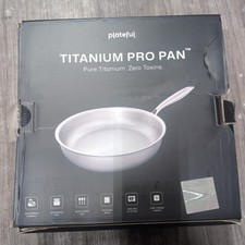 Plateful Titanium Pro Pan 12in Pure Titanium Frying Pan, Induction, Oven-Safe picture