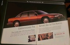 Buick Regal Print Ad 1991 16x11 Vintage picture