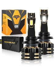 AUXBEAM 9006 HB4 LED Headlight Bulbs Kit Low Beam 6500K 25000LM Brightest White picture