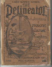 1896 The Delineator Magazine - Early Summer June Iss - Antique Fashion Ephemera  picture