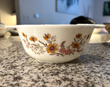 Vintage Pyrex England Wildflower Pattern Casserole Dish picture