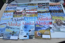 Lot of (40) Alaska Magazines 2000's Bonus calander and Fish Alaska magazines picture