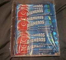 Sealed Airheads Blue Raspberry Candy Pack 36 Individually Wrapped Chewy Treats picture